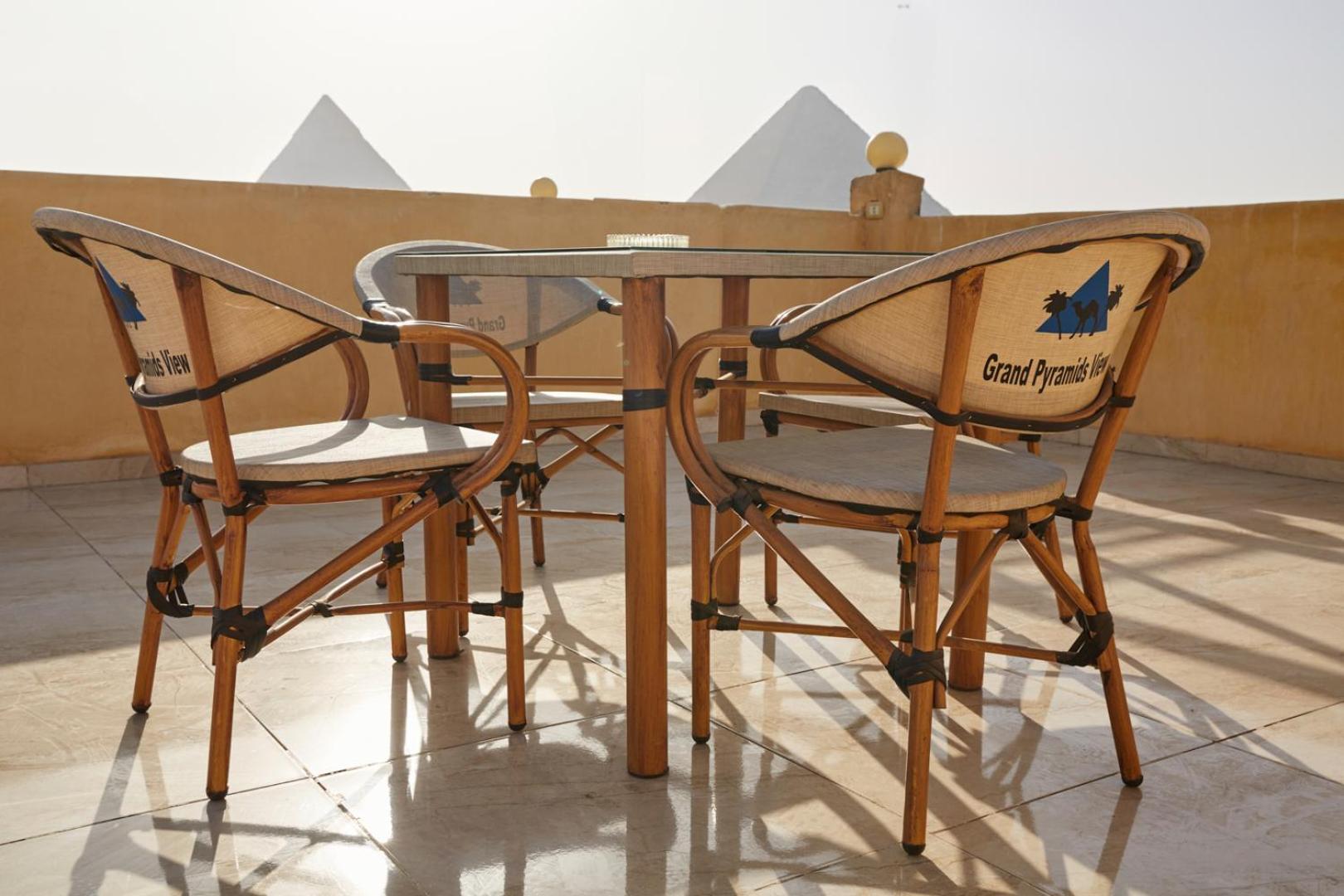 Grand Pyramid View Hotel Kafret el-Gabal Екстериор снимка