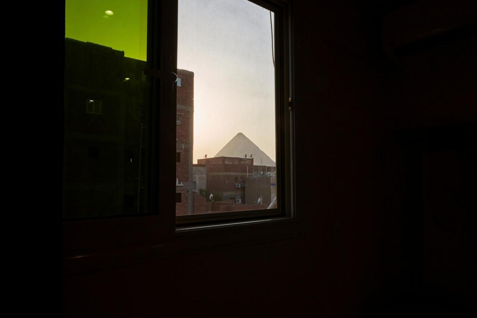 Grand Pyramid View Hotel Kafret el-Gabal Екстериор снимка