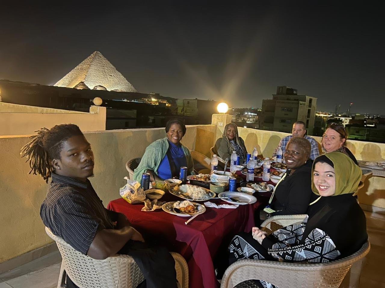 Grand Pyramid View Hotel Kafret el-Gabal Екстериор снимка