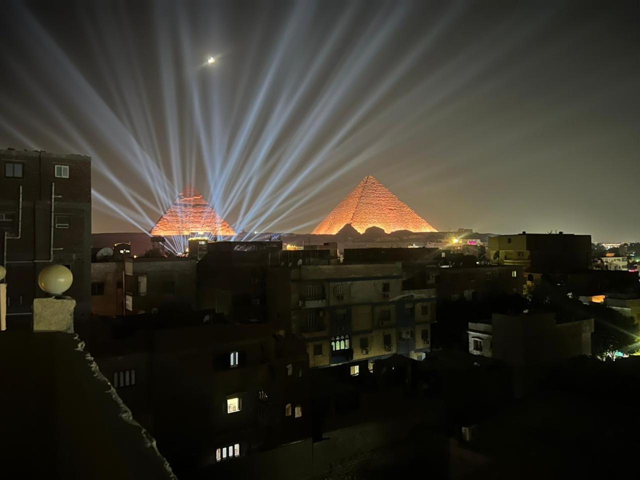 Grand Pyramid View Hotel Kafret el-Gabal Екстериор снимка